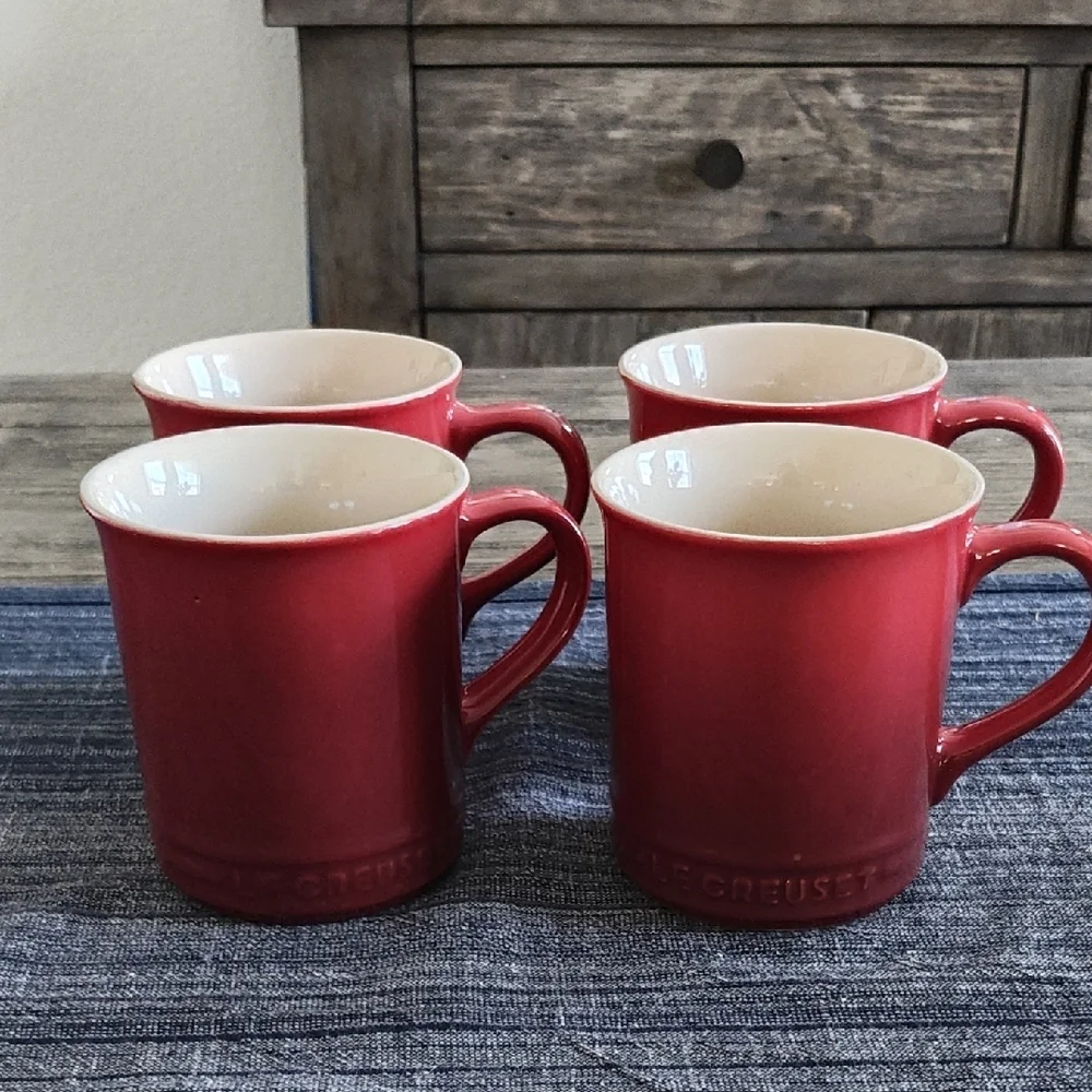 LE CREUSET COFFEE MUGS SET OF 4